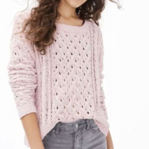 Super Soft Aeropostale Aero Hygge Sweater Soft Chunky Knit - Picture 2 of 8